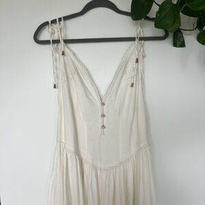Free People Cream Maxi Dress
